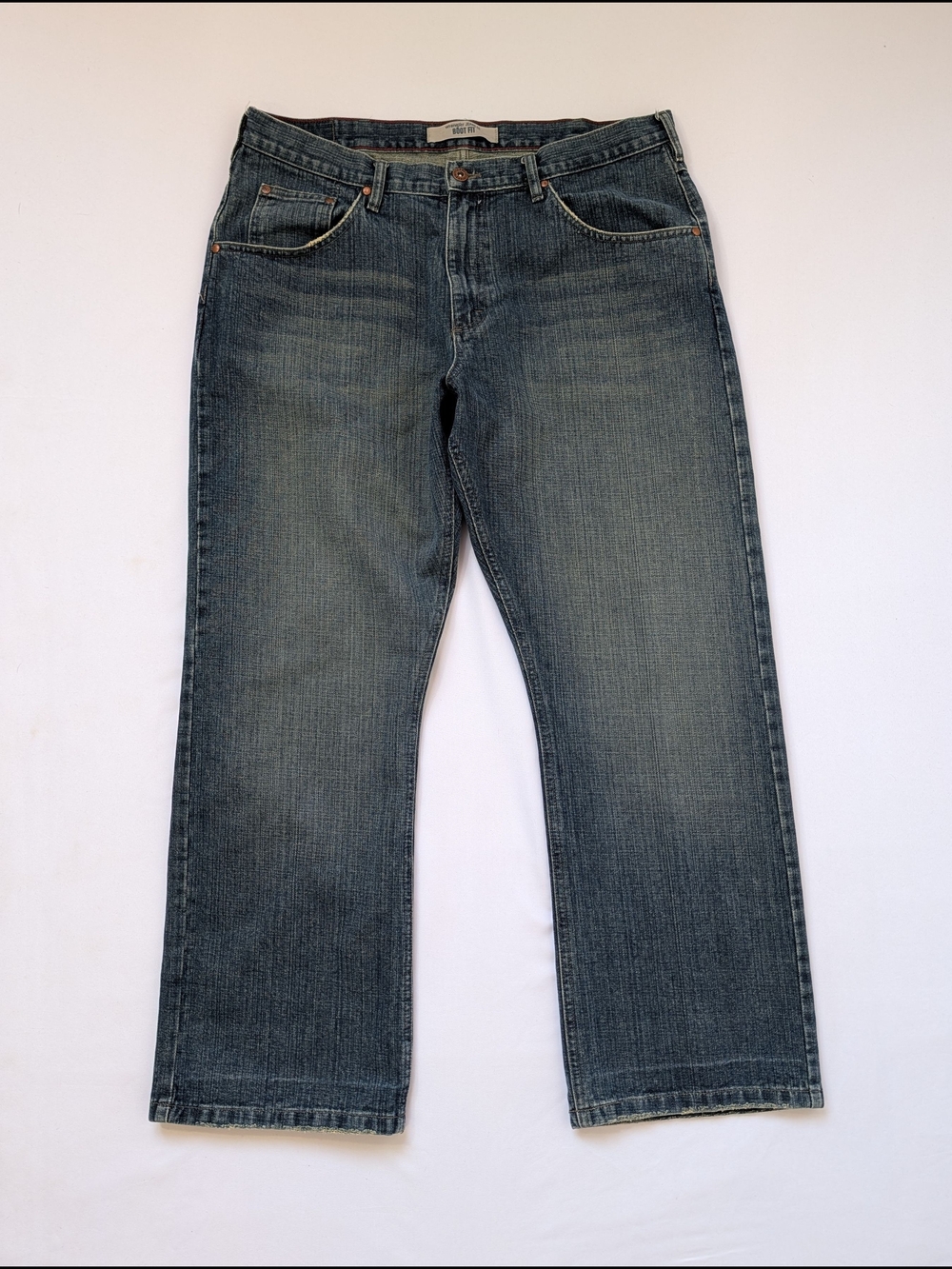 Wrangler Jeans Co Boot Fit Jeans Men's 36x30 Blue Denim Relaxed Bootcut